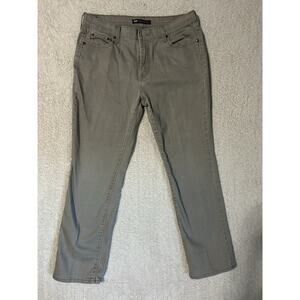 Levi's 505 Straight Leg Jeans Women's Size 14 M Gray Denim Pockets